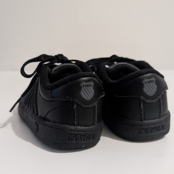 K-Swiss The Classics Lite Black Infants Size 6.5 Leather Sneakers - Picture 4 of 5